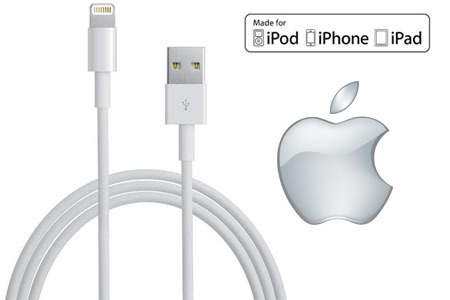 כבל טעינה מקורי של חברת APPLE באורך 2 מטר יבואן רשמי