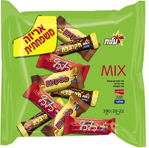 מתוק לו מתוק לו... מארז מיקס שוקולד עלית - 390 גר' (פסק זמן, מקופלת וכיף כיף) ב 24 ש"ח בלבד!