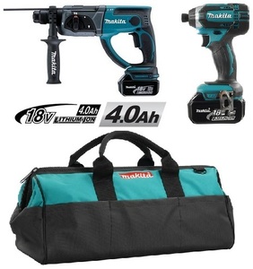 סט 18V פטישון+אימפקט סוללות 4AH דגם DLX2090M