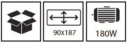 מלטשת רוטטת 100500-001 HUNTER 180W 