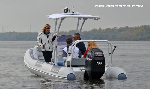 סירת גומי חצי קשיחה עם רצפת אלומיניום GALA VIKING RIBS V500