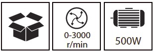 מסור אנכי HUNTER 500W 
