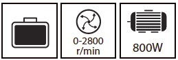 מסור אנכי HUNTER 800W 
