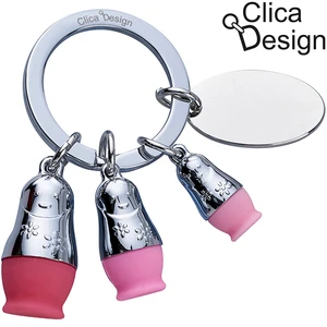 מחזיק מפתחות מעוצב Clica Design בבושקה