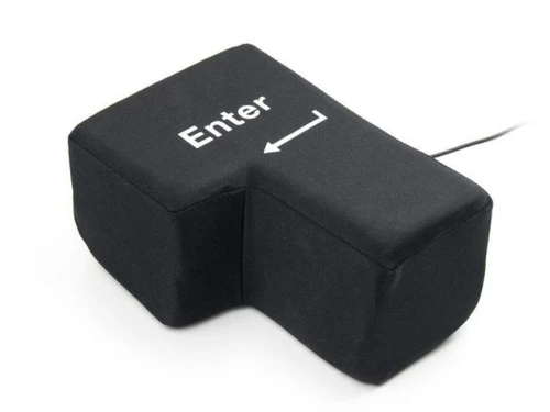 מקש ENTER ענק לשולחן להפגת מתחים ומנוחה 