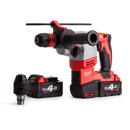 סט 18V אימפקט FUEL+פטישון סוללות MILWAUKEE 4AH