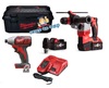 סט 18V אימפקט FUEL+פטישון סוללות MILWAUKEE 4AH