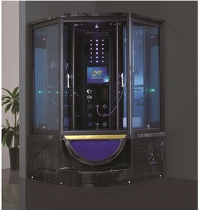 ג'קוזי משולב מקלחון סאונת אדים 1.50X1.50 דגם AG901