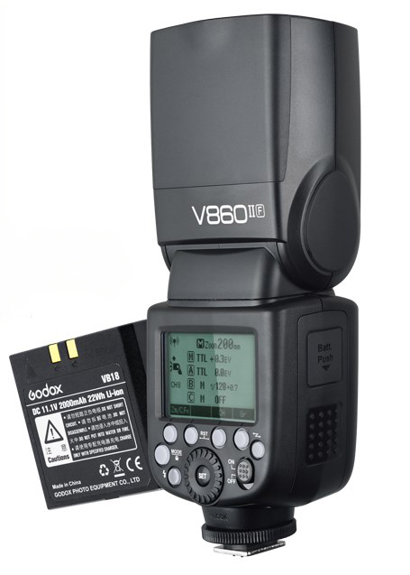 פלאש Godox V860F II Kit למצלמות FujiFilm