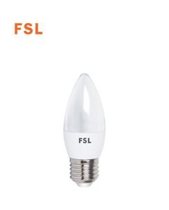 E27 FSL לבן אור יום C35 7W לד נר חלבי