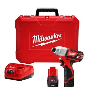 אימפקט 12V דגם M12BID סוללות MILWAUKEE 2AH