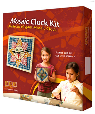 Mosaic clock kit