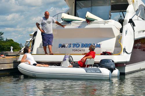 סירה מתנפחת חצי קשיחה GALA ATLANTIS DELUXE RIB A330L