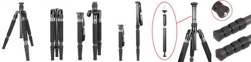חצובה עם רגל מונופוד Sirui N 1004