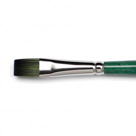 מכחול סינתטי שטוח TINTORETTO | סדרה 375 EMERALD