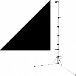 Westcott kit stand Black/White Collapsible Background