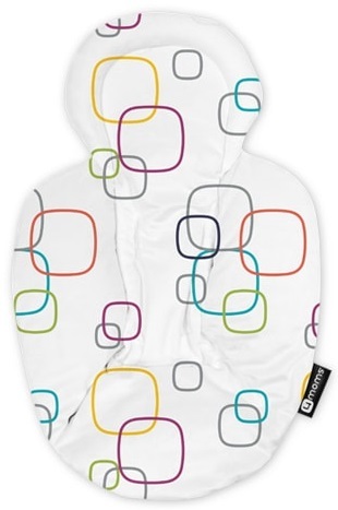 מקטין דו-צדדי מרופד לתינוק לנדנדות וטרמפולינות - צבעוני/אפור