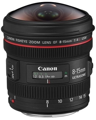 Canon EF 8-15mm f4L Fisheye USM Fisheye