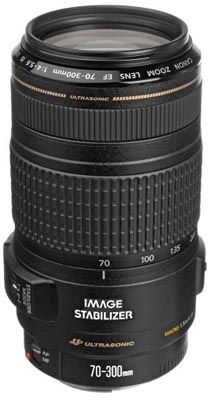  Canon EF 70-300mm f/4-5.6 IS USM.