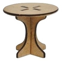 Round coffee table