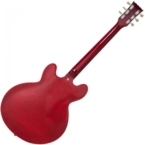 זווית נוספת JHS Vintage Semi Acoustic Cherry Red