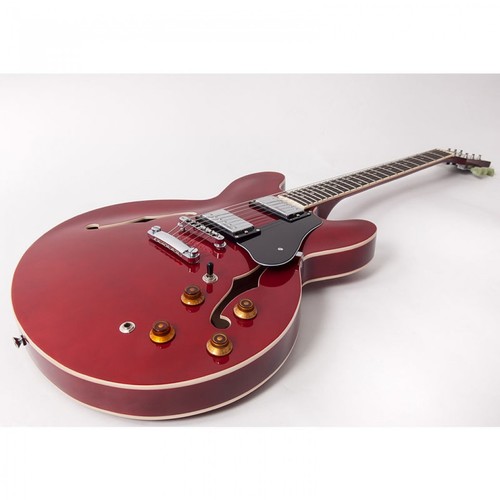 זווית נוספת JHS Vintage Semi Acoustic Cherry Red