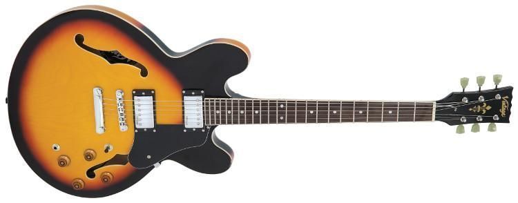גיטרה חשמלית רבע נפח Vintage VSA500 Reissued Semi Acoustic