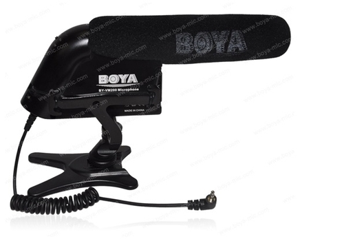 מיקרופון למצלמות רפלקס ווידיאו BOYA BY-VM200 *