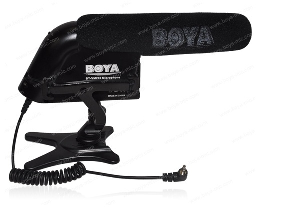 מיקרופון למצלמות רפלקס ווידיאו BOYA BY-VM200 *