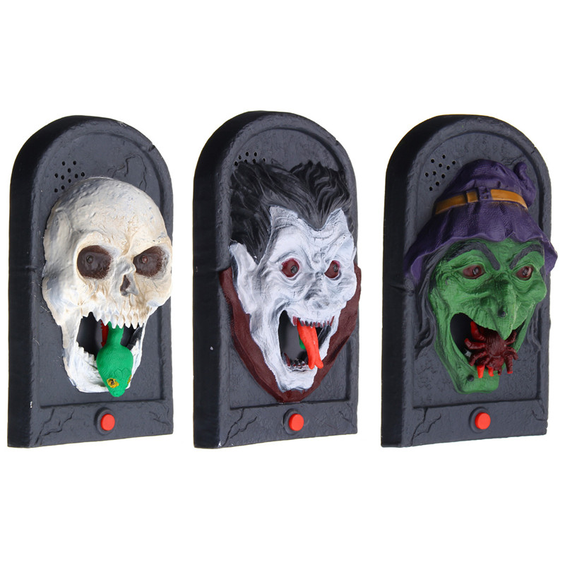 פעמון לדלת משמיע קולות מפחידים spooky doorbell