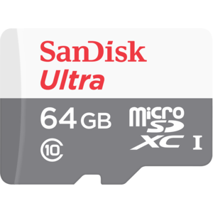 Sandisk Ultra micro SDHC 64GB USH1 Class 10 SDSQUNB סנדיסק