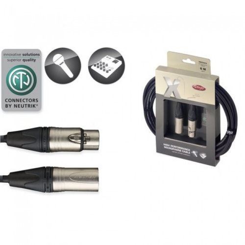 כבל מיקצועי XLR XLR שש מ' XMC6 STAGG