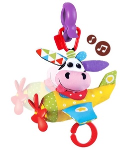 צעצוע מטוס התפתחות מוזיקאלי מופעל בנגיעה - פרה