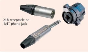 NCJ10FI-S מחבר "קומבו" עבור PL וגם XLR Neutrik