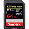 כרטיס זיכרון  SanDisk 64GB Extreme Pro 300MB/s V90 UHS-II SDXC