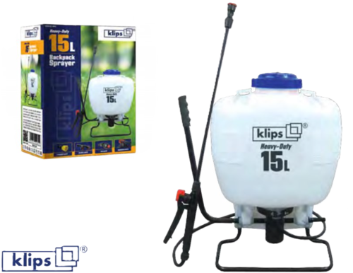 מרסס הדברה גב 15 ליטר KLIPS