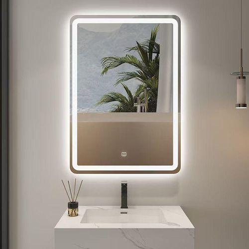 מראת LED לאמבטיה בגודל 50×70 ס