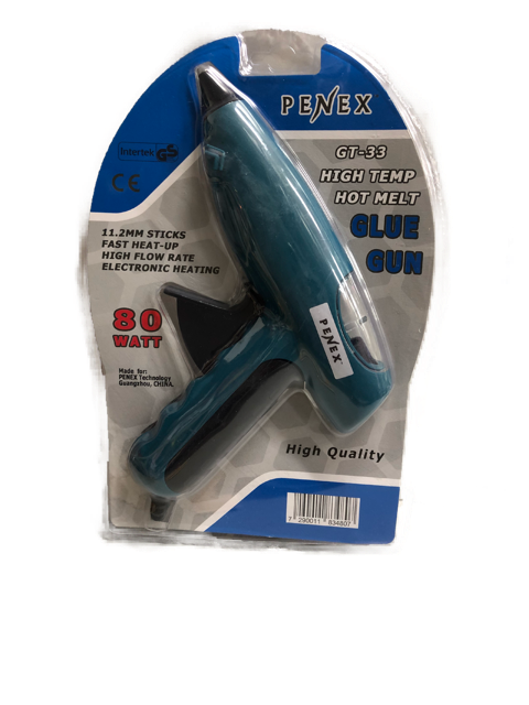 אקדח דבק חם איכותי ומהיר PENEX 80W
