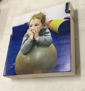 תמונה על בלוק עץ 20/20 