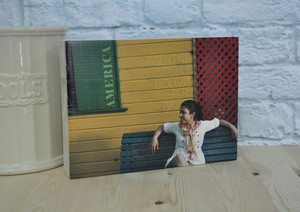 תמונה על בלוק עץ 15/20 עובי 4 ס"מ