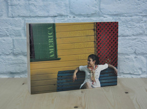 תמונה על בלוק עץ 15/20 עובי 4 ס"מ