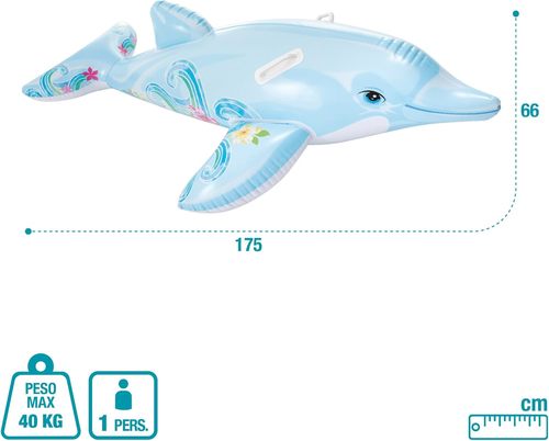 דולפין מתנפח לרכיבה INTEX 58535