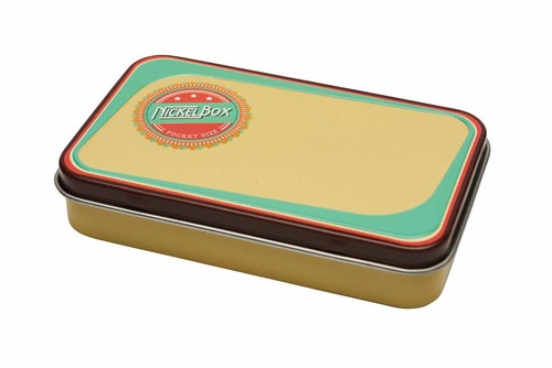 קופסת אחסון NickelBox חלקה בצבעים