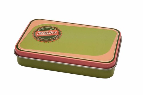 קופסת אחסון NickelBox חלקה בצבעים