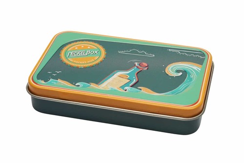 קופסת אחסון NickelBox הודעה בבקבוק