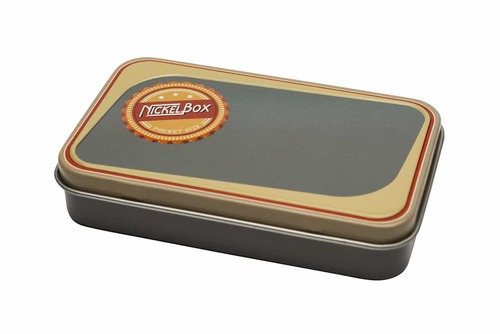 קופסת אחסון NickelBox חלקה בצבעים