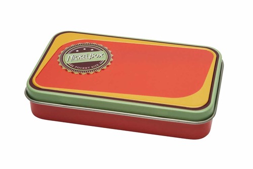 קופסת אחסון NickelBox חלקה בצבעים