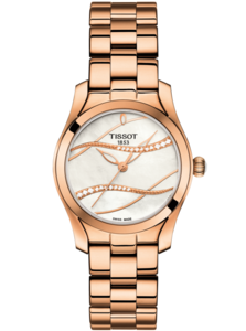 Tissot T1122103311100 נשים משובץ יהלומים