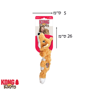 צעצוע לכלבים שועל קונג נוטס בינוני/קטן
