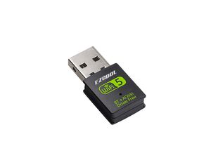 דונגל תקשורת אלחוטית 2in1 למחשב Ezcool BWA-260 Bluetooth USB WIFI Adapter   BT + WIFI  
